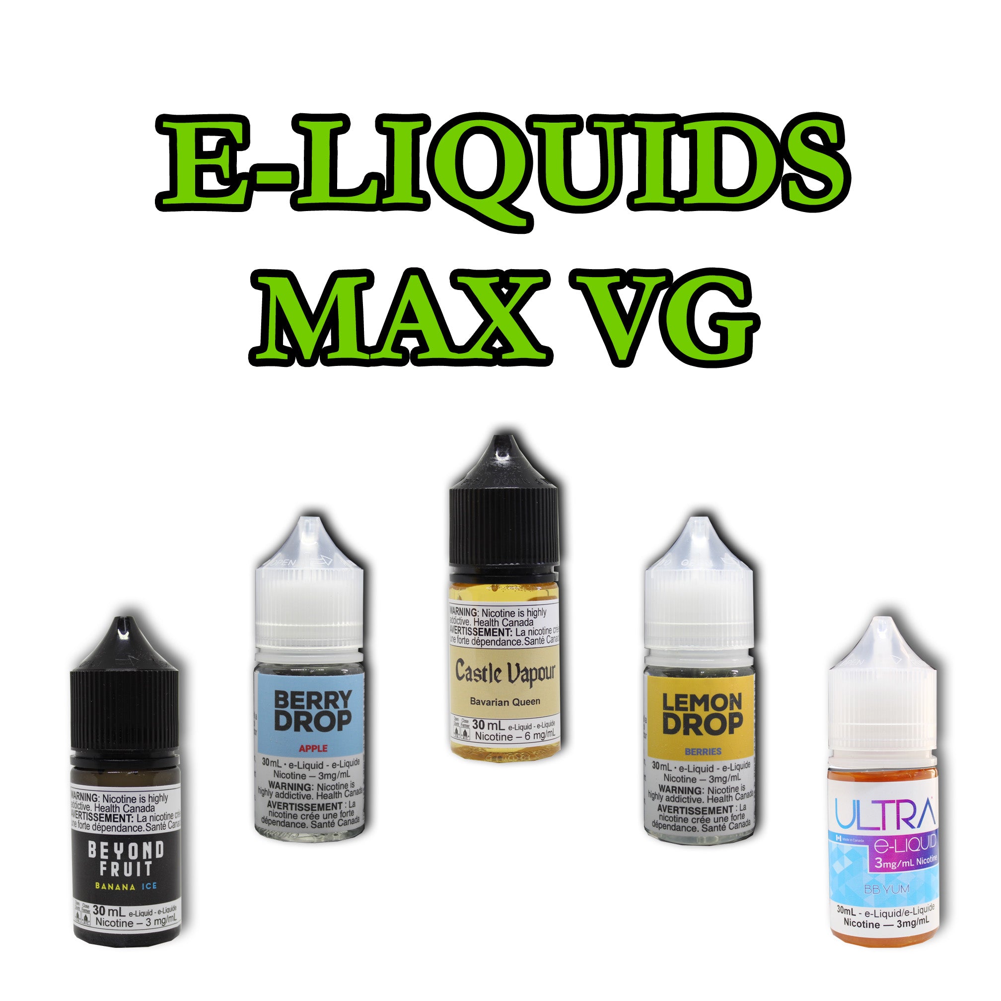 E-LIQUID MAX VG – Vapour Solutions